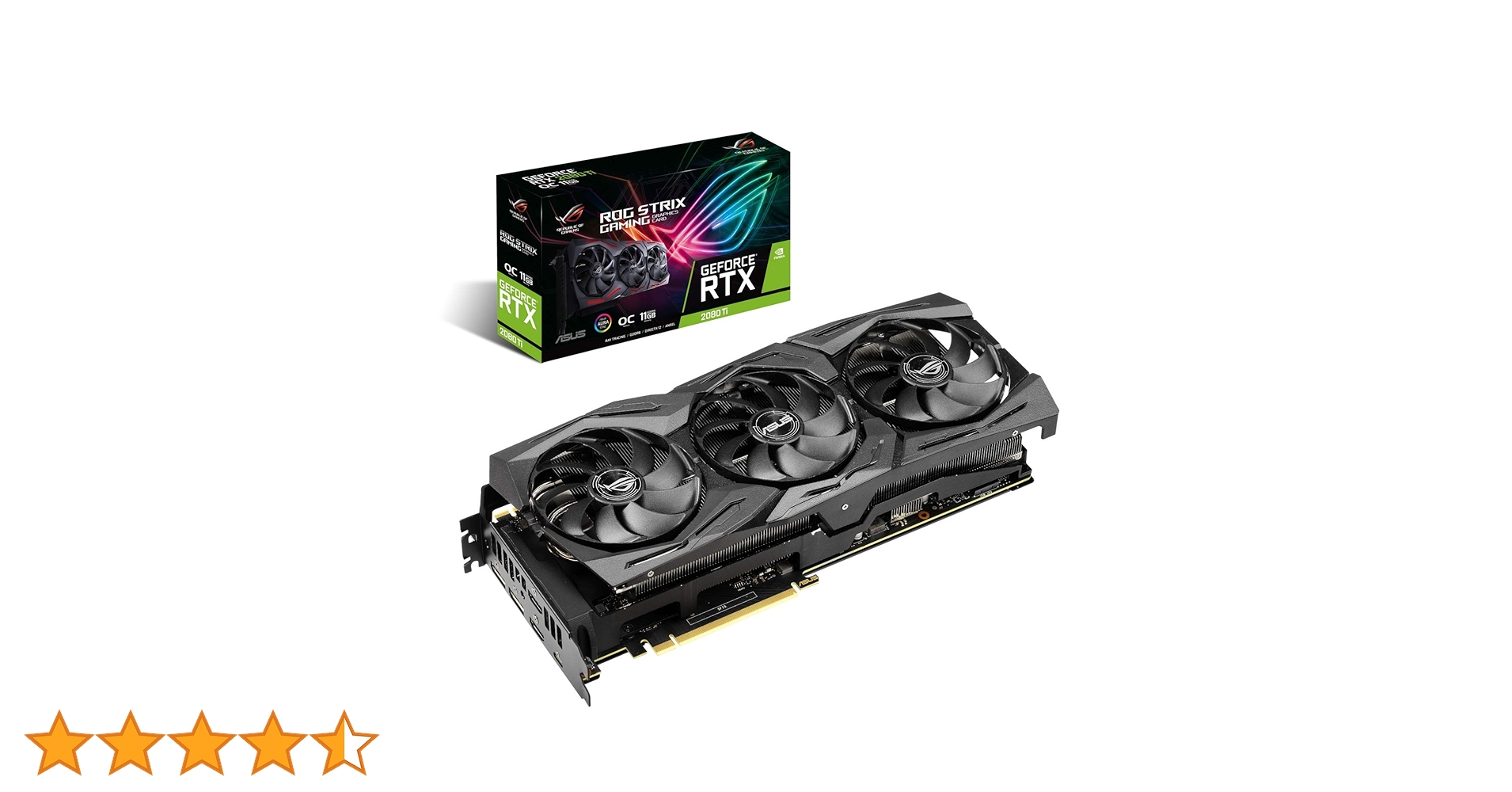 y*1様 ASUS ROG Strix GeForce RTX 2080 Ti ASUS ROG Strix GeForce RTX 2080 Ti OC Edition 11 GB Graphic